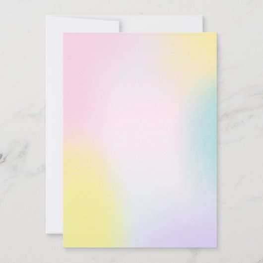 Disco-Party Einladungs-Glühen-Disco-Party laden Einladung (Rückseite)