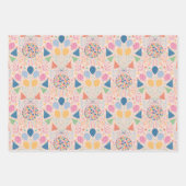 Disco-Party Geschenkpapier Set (Vorderseite)