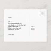 Disco Party, Glitzer, Tanz, Party Dankeschön Karte (Rückseite)