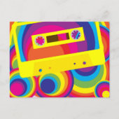 Disco-Party Postkarte (Vorderseite)