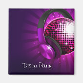 Disco-Party Save the Date Magnet (Vorne)