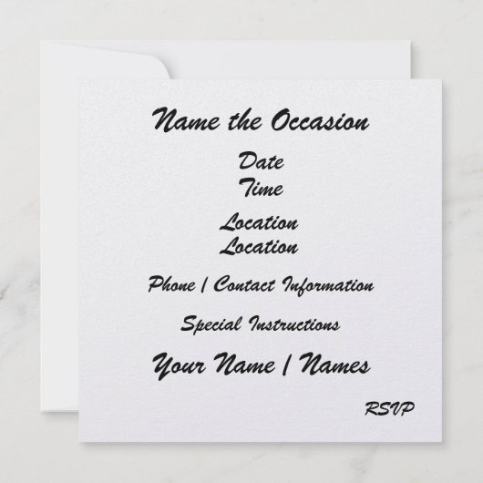 DISCO-Party - SRF Einladung (Rückseite)