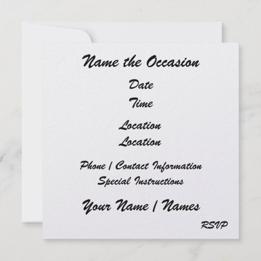 DISCO-Party - SRF Einladung (Rückseite)