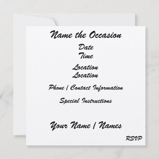 DISCO-Party - SRF Einladung (Rückseite)