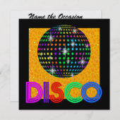 DISCO-Party - SRF Einladung (Vorne/Hinten)