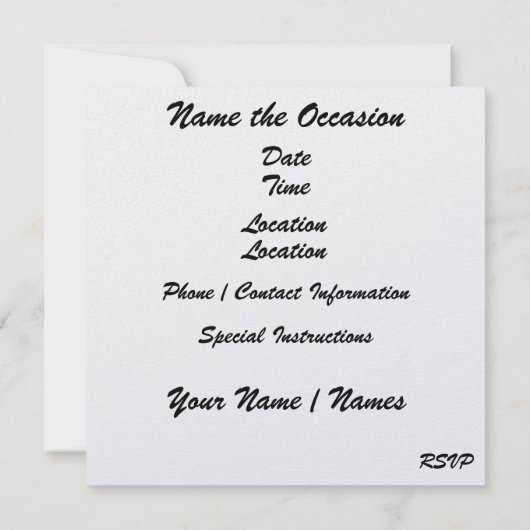 DISCO-Party - SRF Einladung (Rückseite)