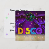 DISCO-Party - SRF Einladung (Vorne/Hinten)