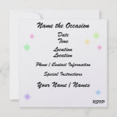 DISCO-Party - SRF Einladung (Rückseite)