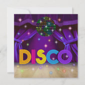 DISCO-Party - SRF Einladung (Vorderseite)