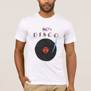 Disco Party T - Shirt Retro Musik
