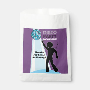 Disco-Partysiebziger jahre Tanz-kundenspezifische Geschenktütchen