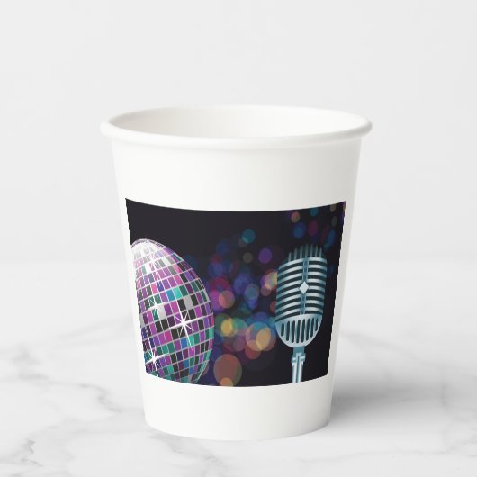 Disco-Performance Pappbecher (Vorderseite)