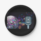 Disco-Performance Pappteller (Vorderseite)