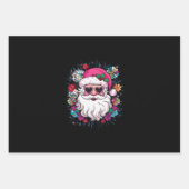 Disco Pink Weihnachten Weihnachten Weihnachten Wei Geschenkpapier Set (Vorderseite)