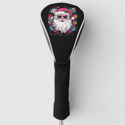 Disco Pink Weihnachten Weihnachten Weihnachten Wei Golf Headcover (Vorderseite)