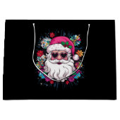 Disco Pink Weihnachten Weihnachten Weihnachten Wei Große Geschenktüte (Vorderseite)