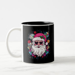 Disco Pink Weihnachten Weihnachten Weihnachten Wei Zweifarbige Tasse