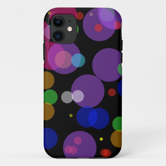 Disco Polka Dots Case-Mate iPhone Hülle (Rückseite)
