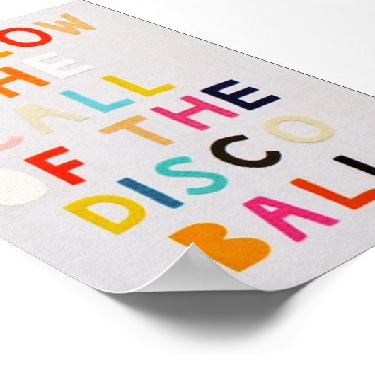 Disco Poster (Ecke)