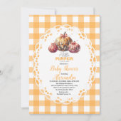 Disco Pumpkin Patch Baby Dusche Einladung (Vorderseite)