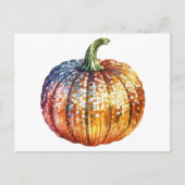 Disco Pumpkin Postkarte (Vorderseite)