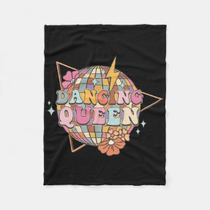 Disco Queen Dance Mama Dancing Queen Vintag Danca Fleecedecke