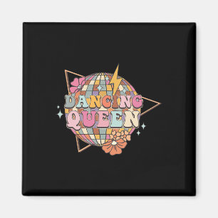 Disco Queen Dance Mama Dancing Queen Vintag Danca Magnet