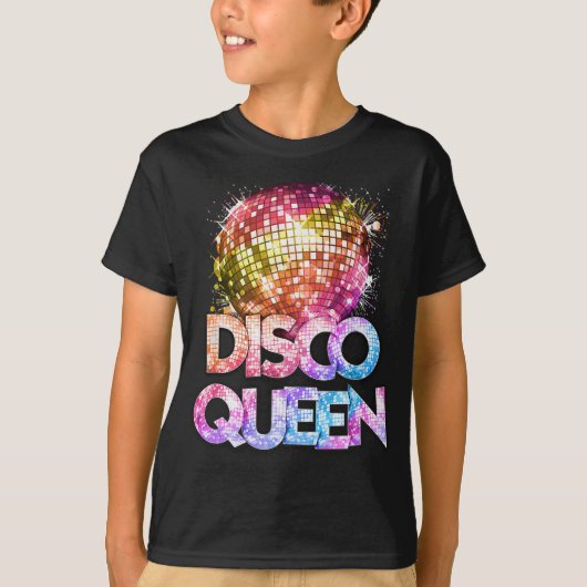 Disco Queen - Disco der 70er Jahre Themenwelt der T-Shirt (Vorderseite)