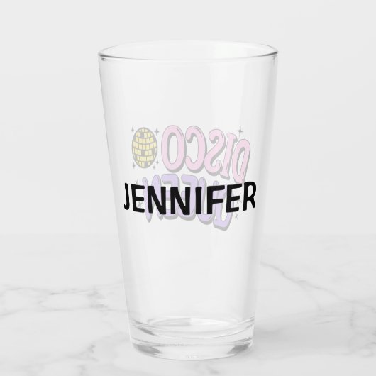 Disco Queen Glas (Rückseite)