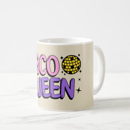Disco Queen Kaffeetasse (VorderseiteRechts)