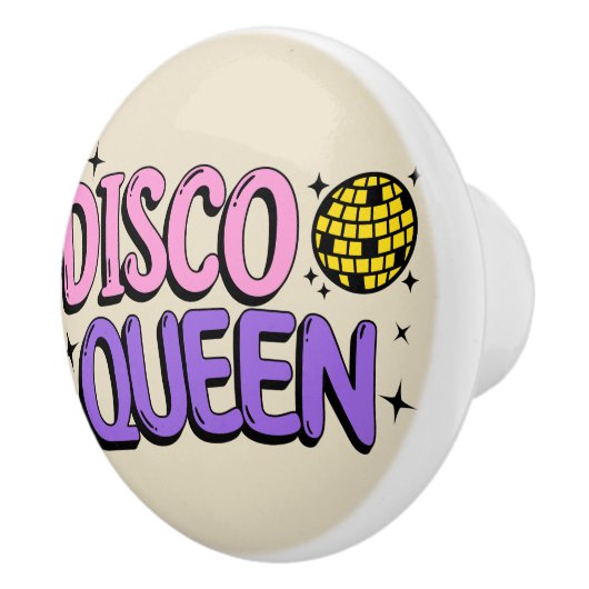 Disco Queen Keramikknauf (Rechts)