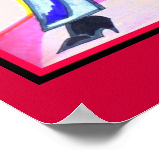 Disco Queen Poster (Ecke)