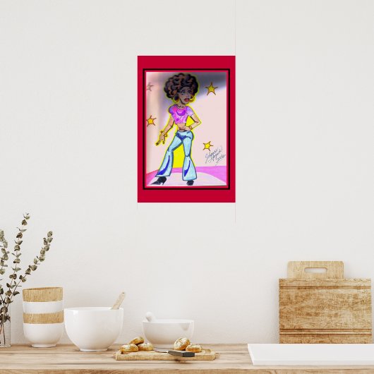 Disco Queen Poster (Küche)