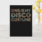 disco queen women's retro 70s themed karte (Gelbe Blume)