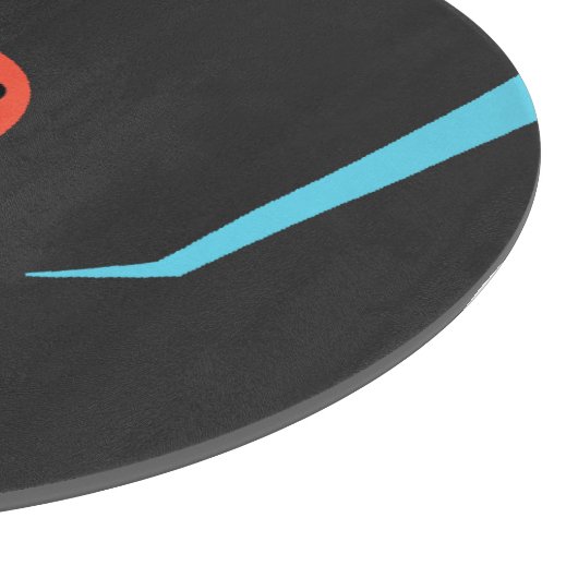 Disco Record Cutting Board Modernes Retro-Design Schneidebrett (Ecke)