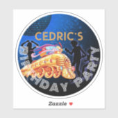 DISCO, RECORD ETIKETT, 70S, AUFKLEBER (Blatt)