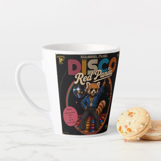 Disco Red Panda Duo Milchtasse (Beispiel)