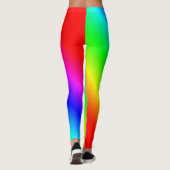 Disco-Regenbogen-Leggings Leggings (Rückseite)