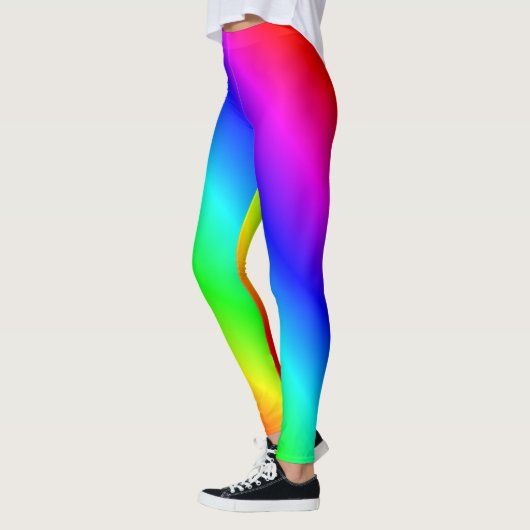 Disco-Regenbogen-Leggings Leggings (Links)