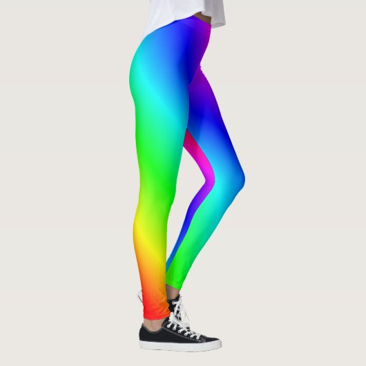 Disco-Regenbogen-Leggings Leggings (Rechts)