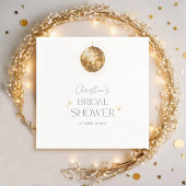 Disco Retro Party Brautparty Serviette