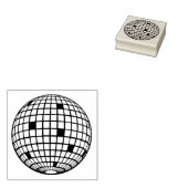 DISCO RETRO PARTY BRIEFMARKE GUMMISTEMPEL (Stempel)