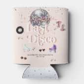 Disco Retro Roller Skaten | Bachelorette Dosenkühler (Rückseite)