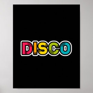DISCO Retro-Vinyl Poster