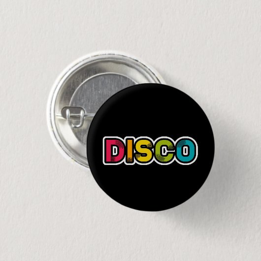 DISCO-Retrovinyl Button (Vorne & Hinten)