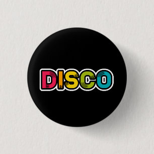 DISCO-Retrovinyl Button