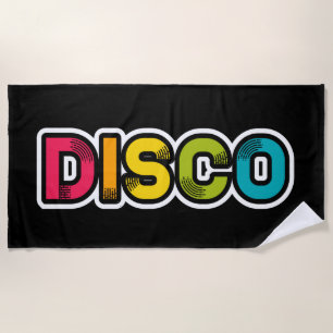 DISCO-Retrovinyl Strandtuch