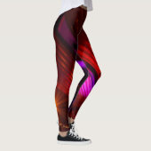 Disco-rote "Luxe" Leggings (Rechts)