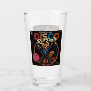 Disco-Roter Panda Glas