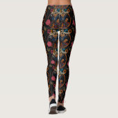 Disco-Roter Panda Leggings (Rückseite)